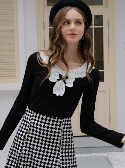 Design Spitzen-Diamantband + Top-Karorock