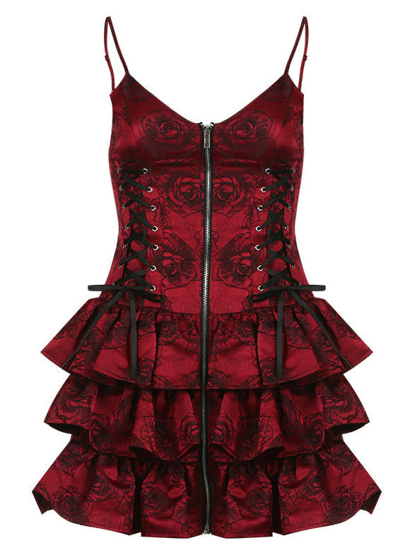 Jaccard Rose Kleid Slings Spicy Tea