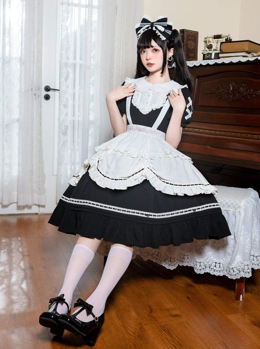 フリルワンピースロリータ＋エプロンキューピッド