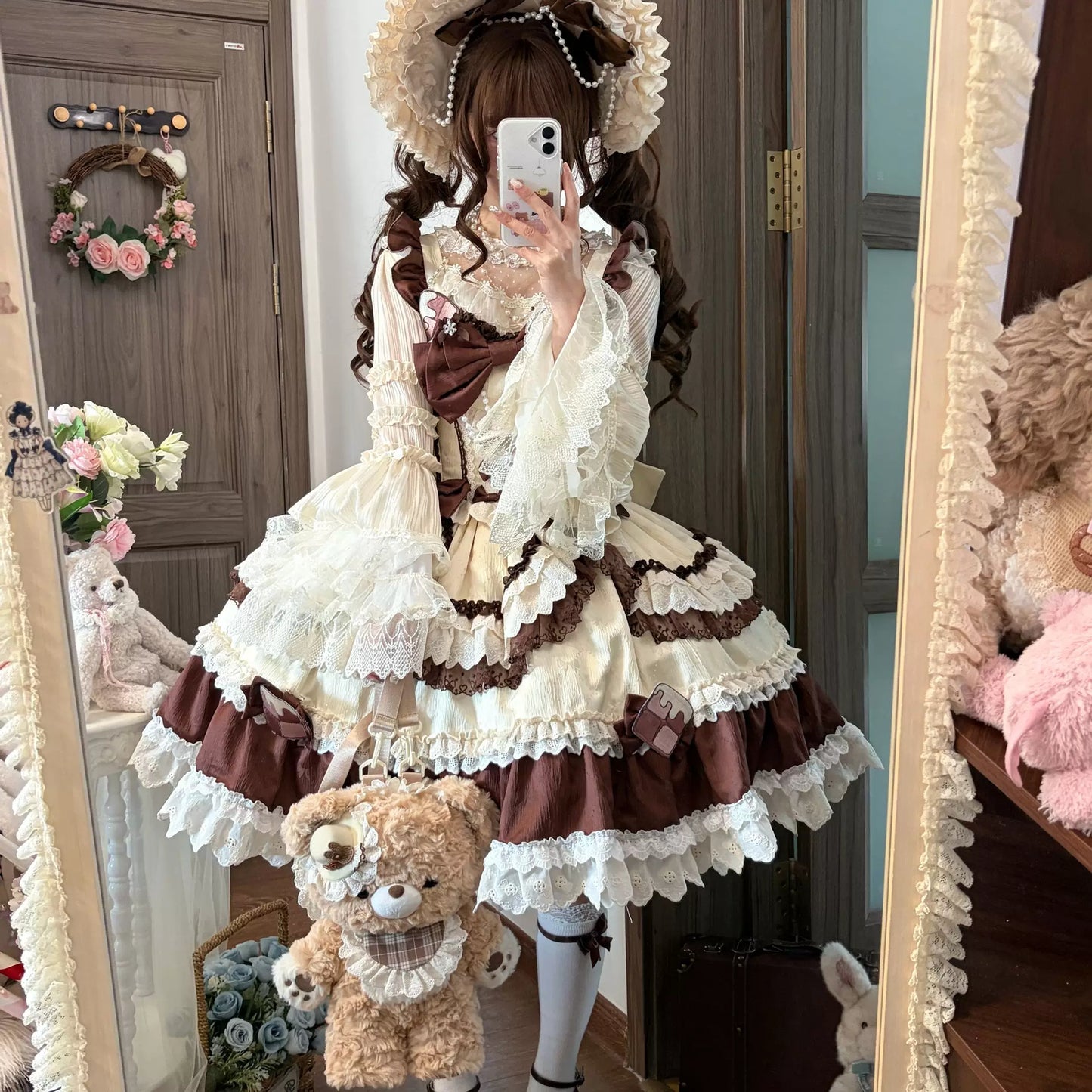 QiaoQiao Foulée Berry Dream Lolita JSK （Pre-Order）