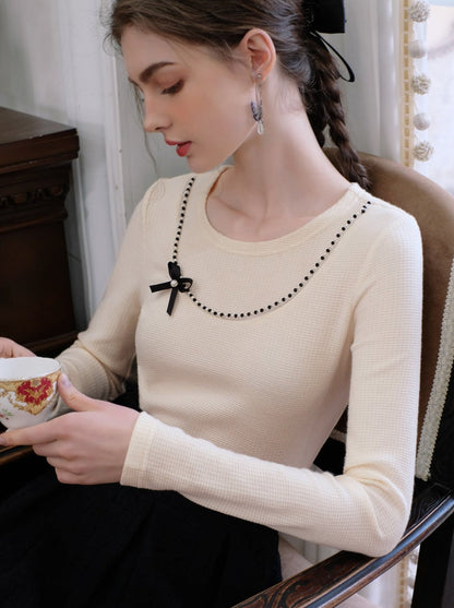 Zuckerperlen French Queen Top Band Braun