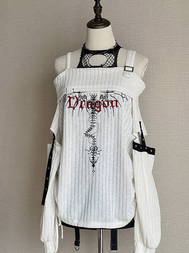 Off-Shoulder Top Rock Punk