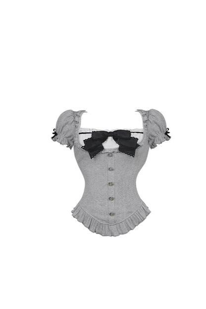 スカート シークレットケーキベルト チェック柄 ランゲージ + ブラックトップ ムーンライトウエスト