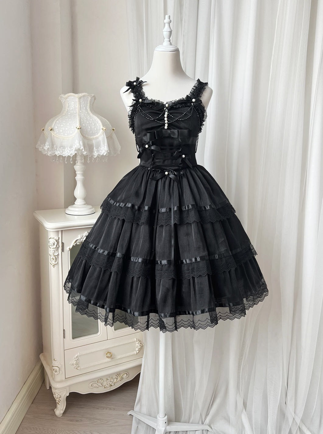 Super Fee Kleid Lolita Prinzessin Hosenträger
