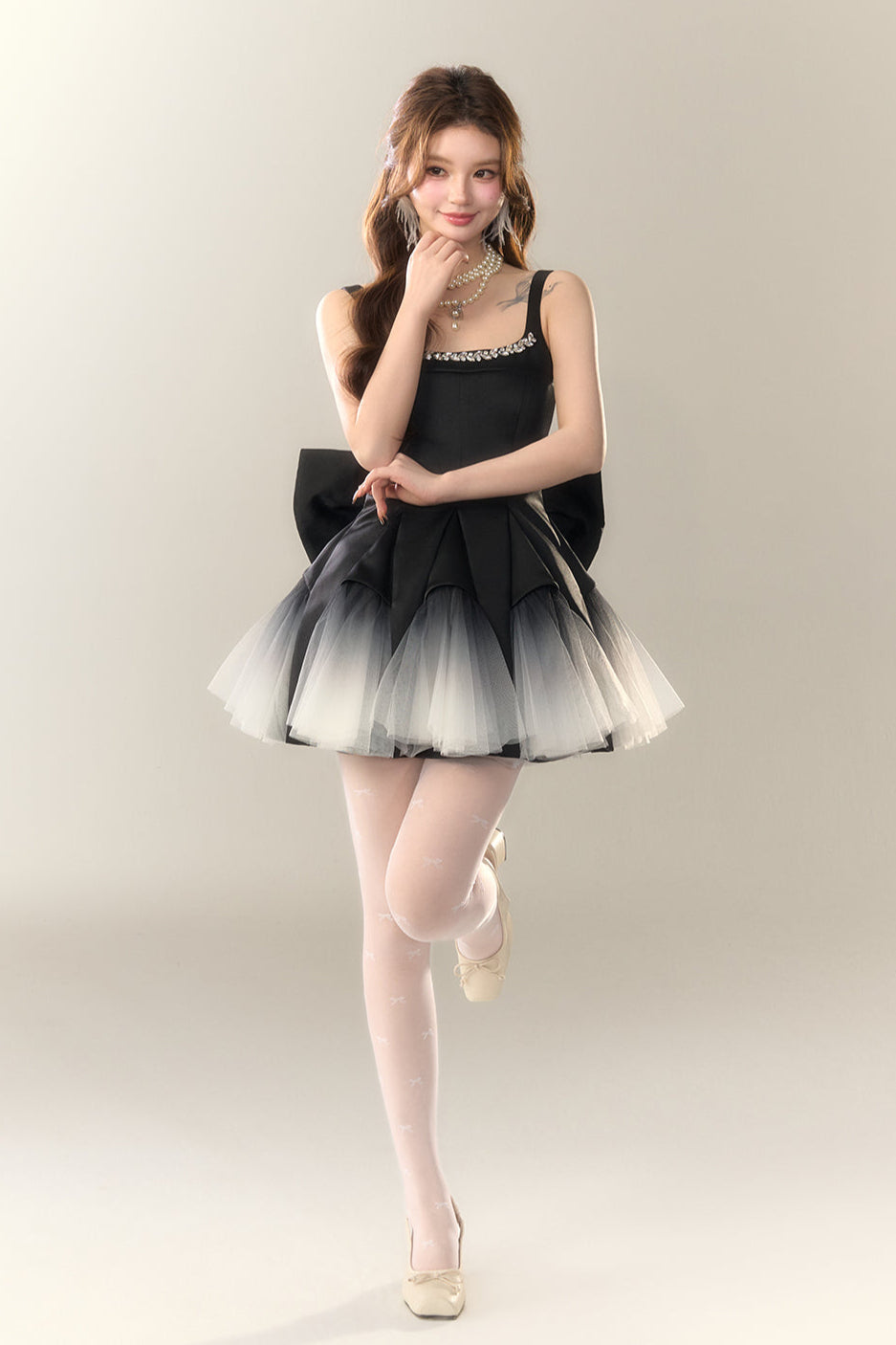 Dance Swan Gradient Prinzessinnenkleid