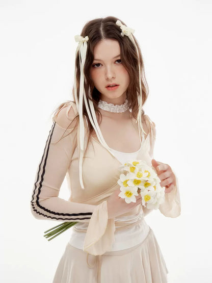 Tops Sweet Shoulder French