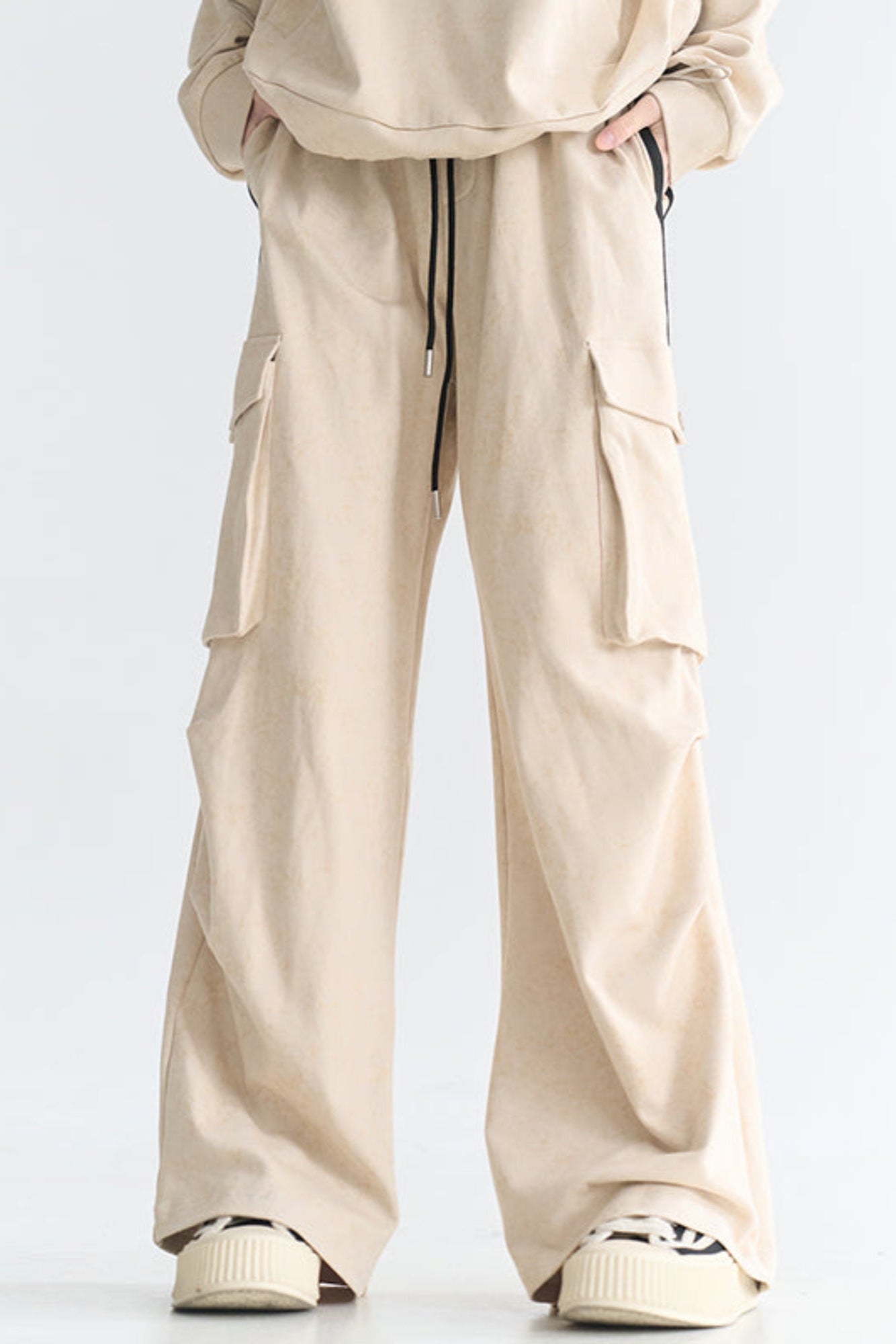 パンツ スウェットシャツ カーゴセットアップと