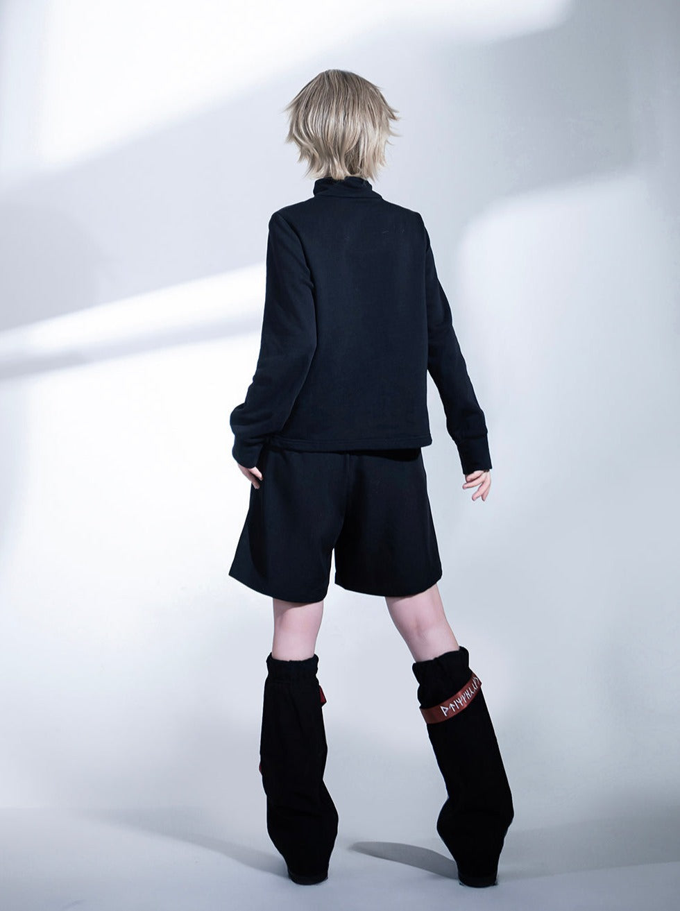 ストラップモードハーフパンツ + レッグウォーマー