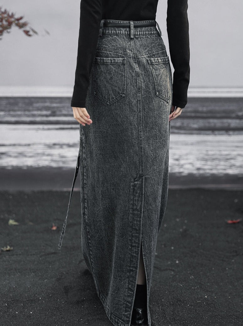 langer Jeansrock Osh