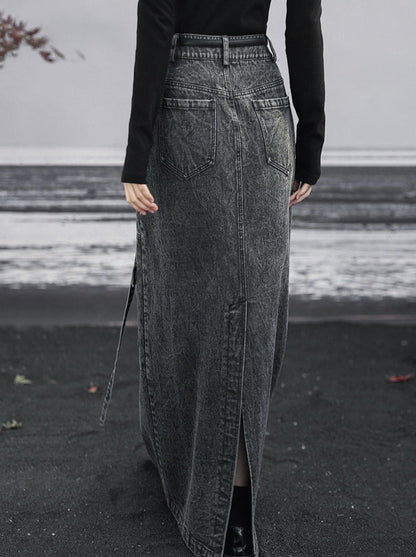 langer Jeansrock Osh