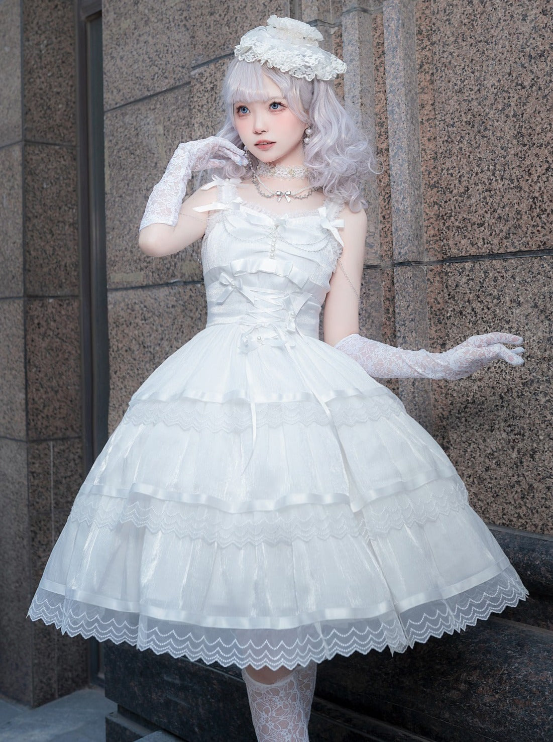Super Fee Kleid Lolita Prinzessin Hosenträger