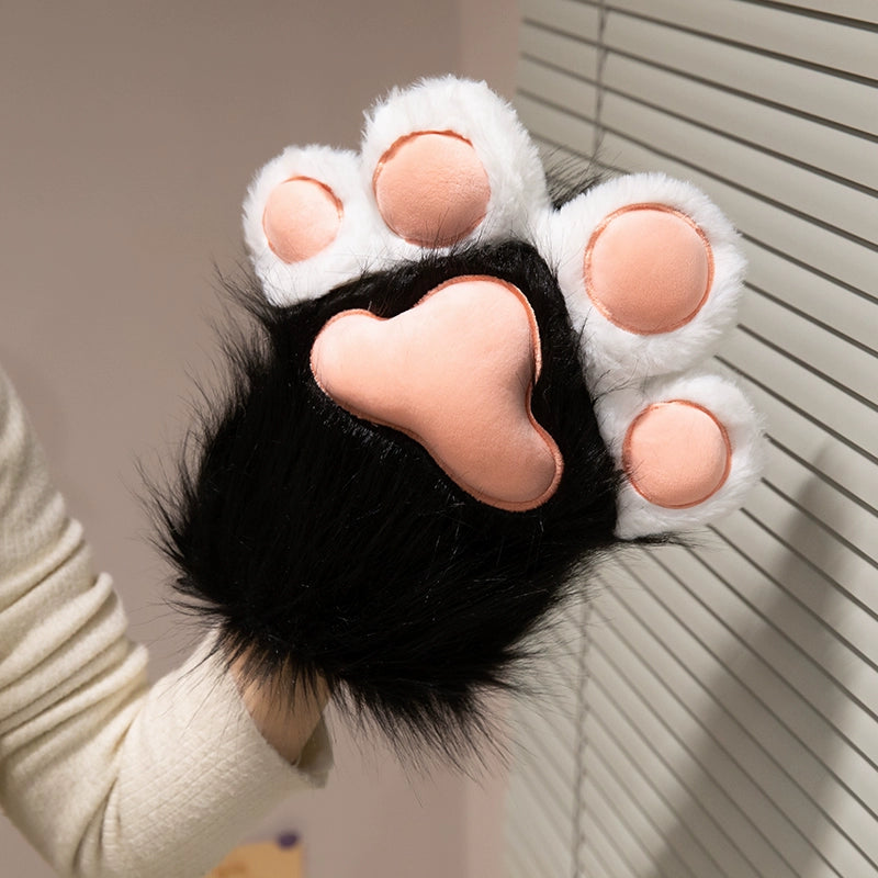 Kawaii Cat Paw Gloves - Anime Cosplay Furry Gloves with Sound Effects