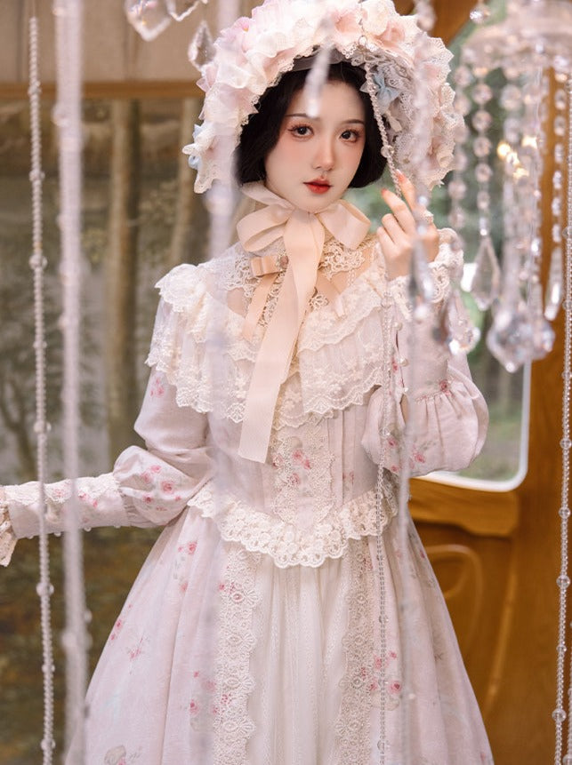 Lolita Dress Retro Ruffled Elegant