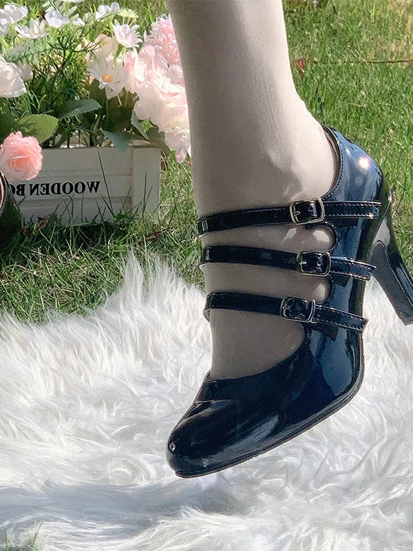 34-41 Classic Pointed Elegant Classic Mary Jane Shoes