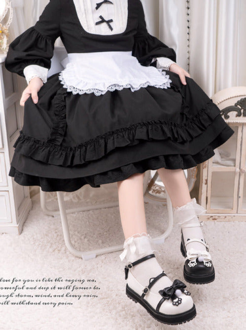 Head Doll Lolita Single Shoes Cat Shoes Big