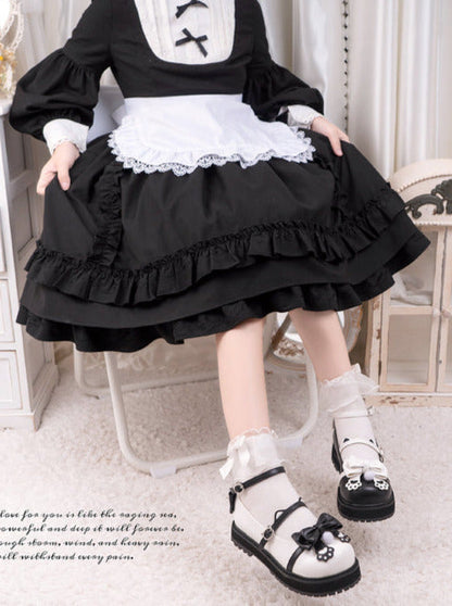 Head Doll Lolita Single Shoes Cat Shoes Big