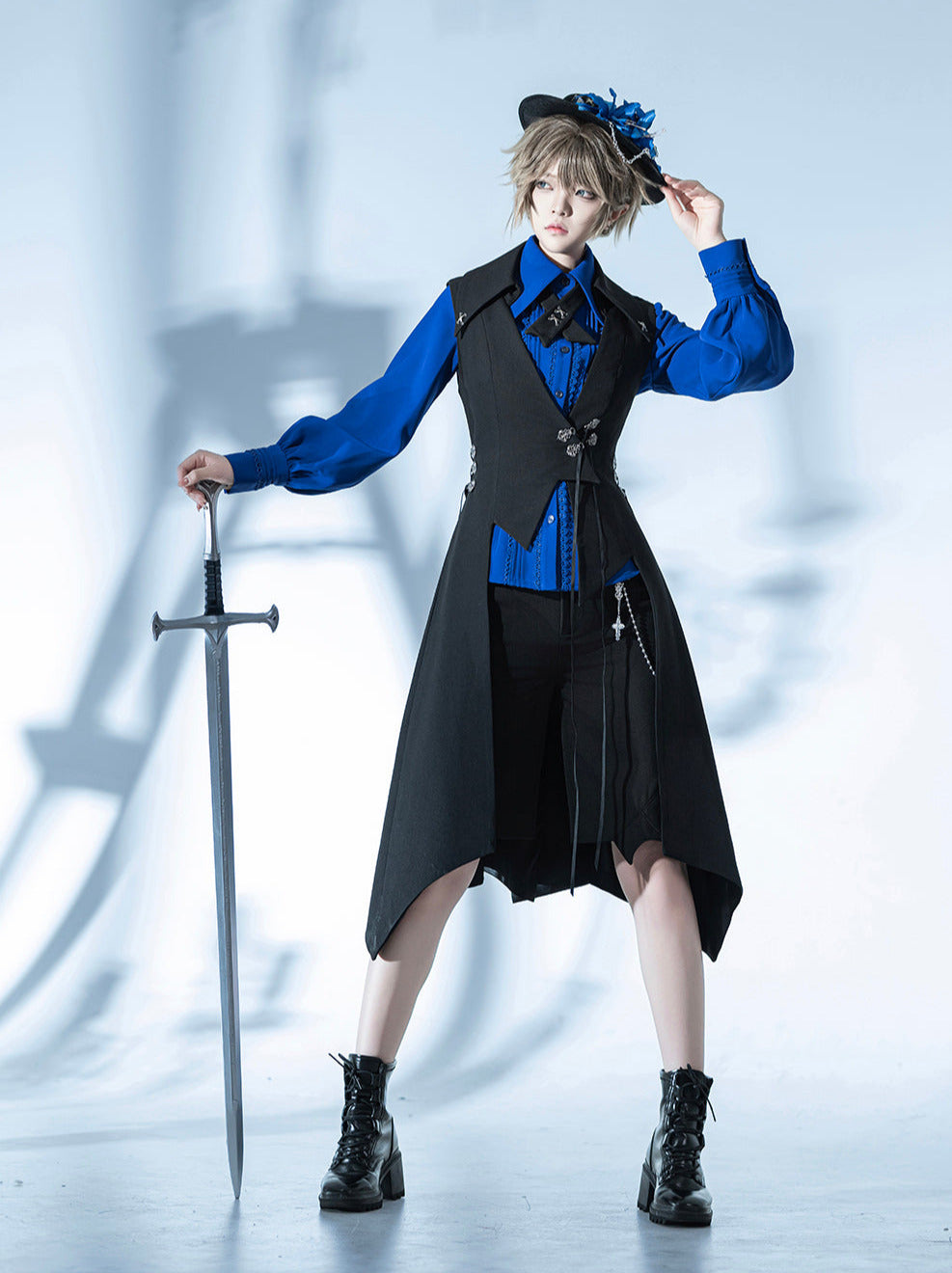 プリンスダークロングレトロハンサムベスト