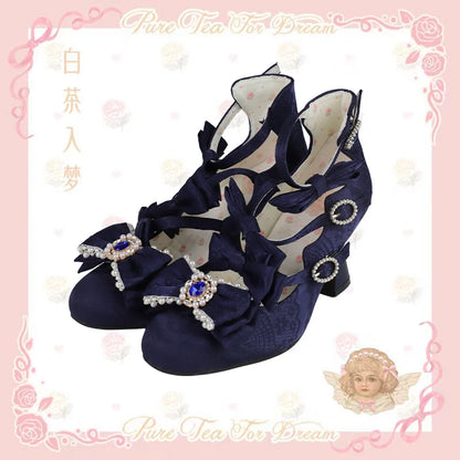 BaiChaRuMeng Rococo Night Elegant Heels