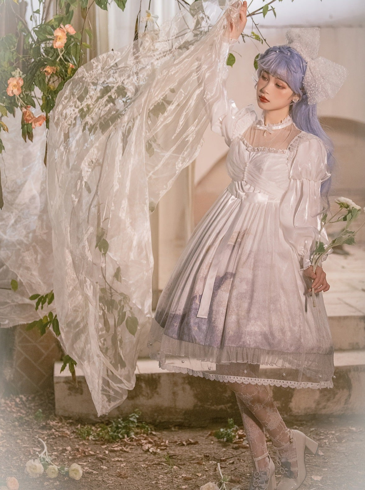 White Super Fairy Elegant Dress