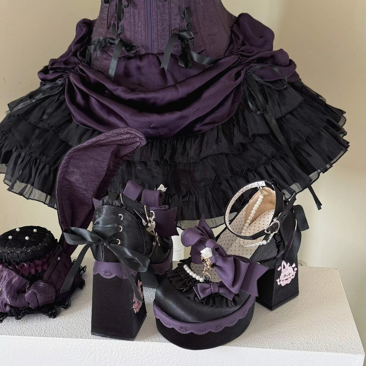 Honey Bear Platform High Heel Lolita Shoes [Pre-Order]