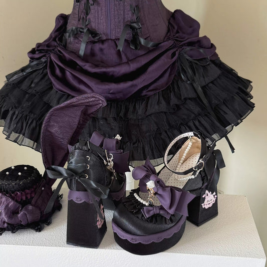 Honey Bear Platform High Heel Lolita Shoes [Pre-Order]