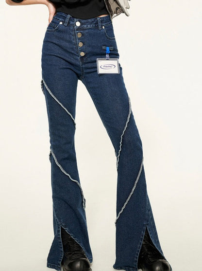 American Style Flared Slim Denim