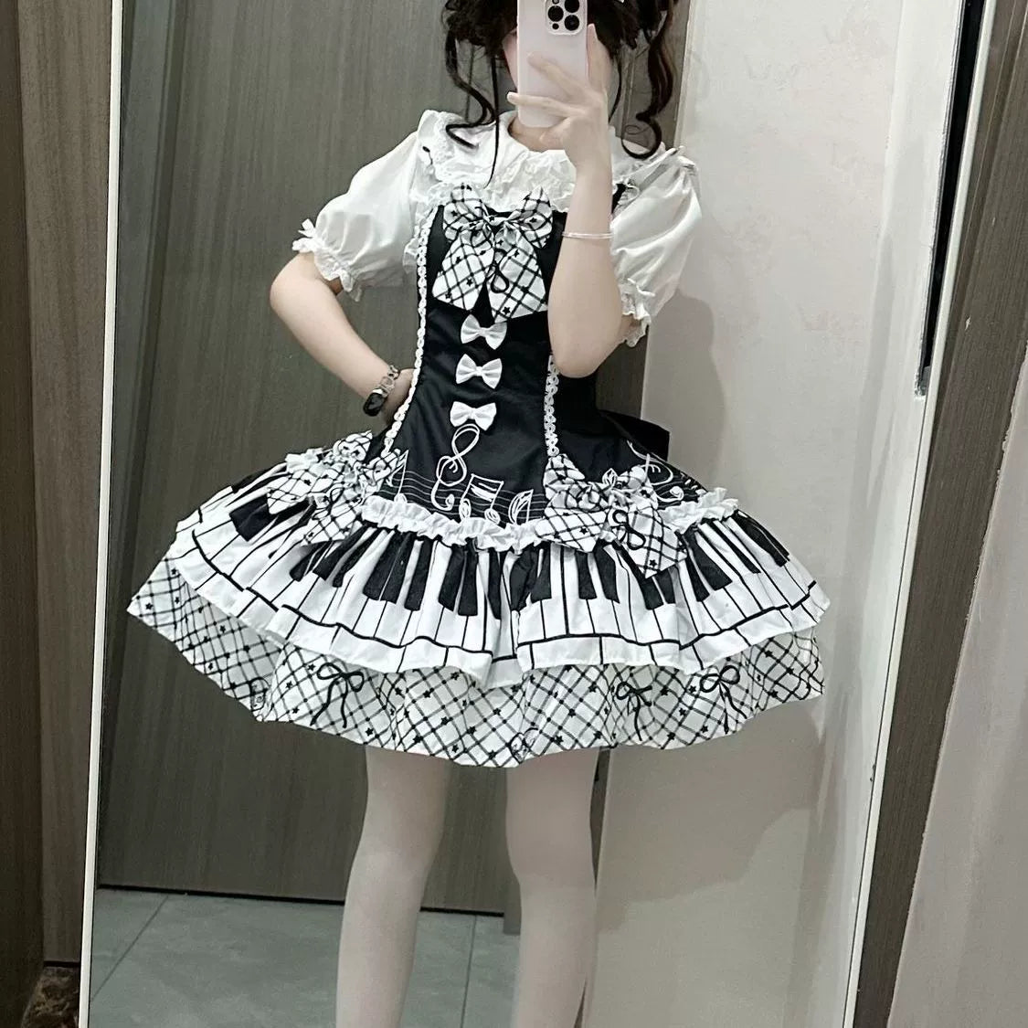 Timeglow Six-Panel Printed Lolita JSK Dress