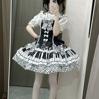 Timeglow Six-Panel Printed Lolita JSK Dress