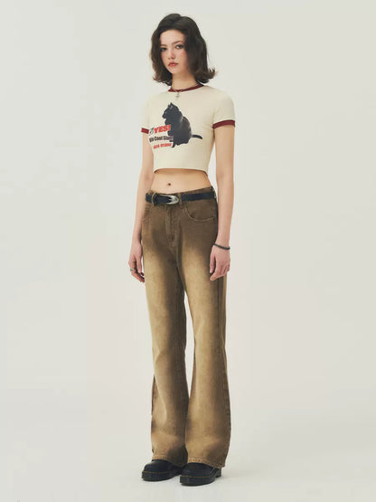 Osh Dark Pants Street Denim