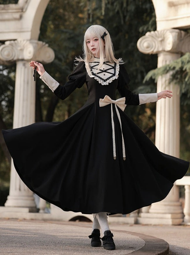 Pre-order Lovelac Lace-up release Bow Lolita High Big Neck