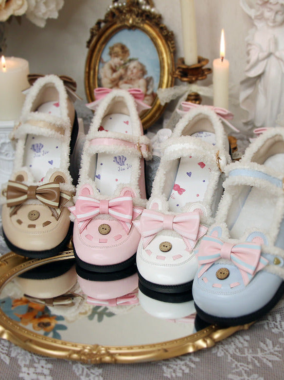 Low Heels Fluffy Bear Lolita Original