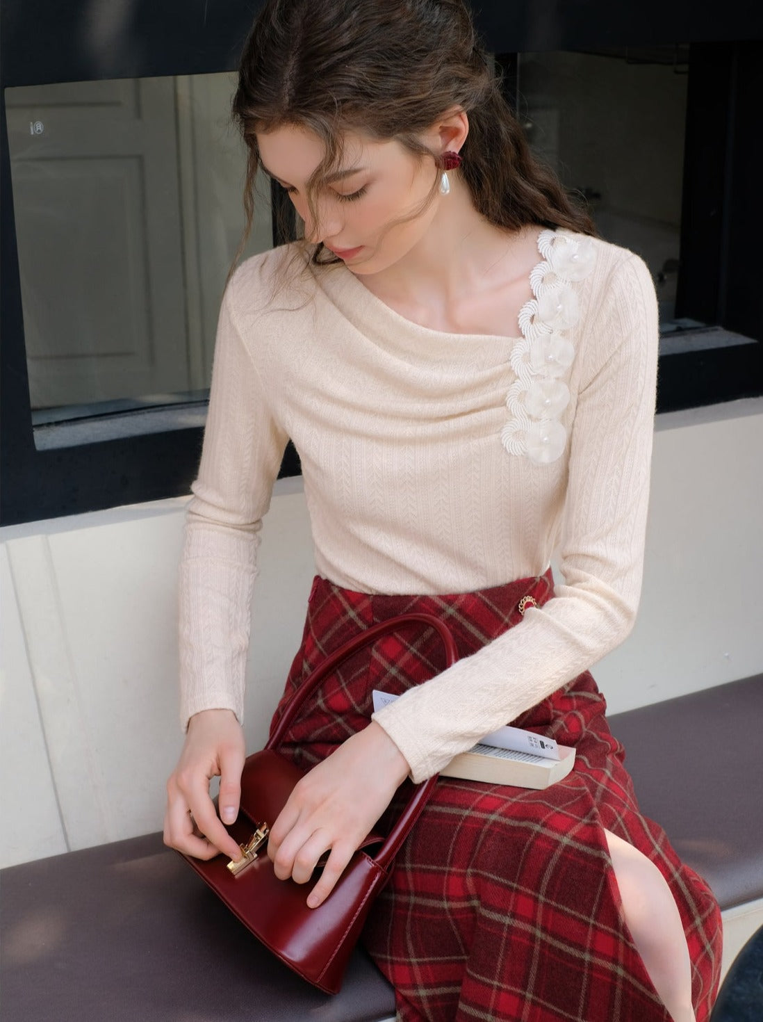 Queen Milk Sweet Tops French Lazy
