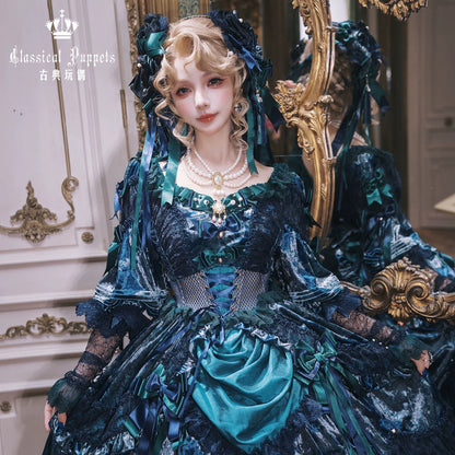 Victoria Garden Velvet JSK & Tea Party OP - Classical Doll Series