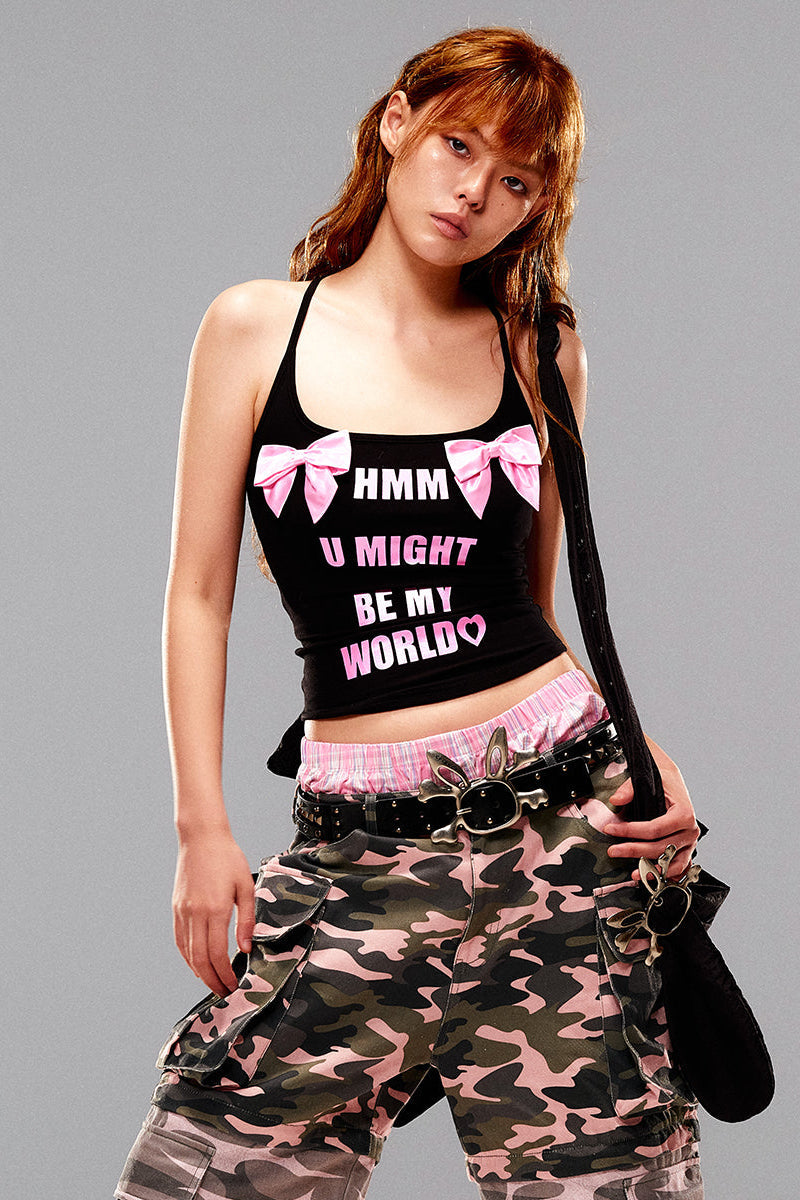 Camisole Y2K Ribbon