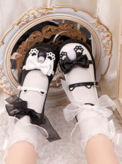 Head Doll Lolita Single Shoes Cat Shoes Big