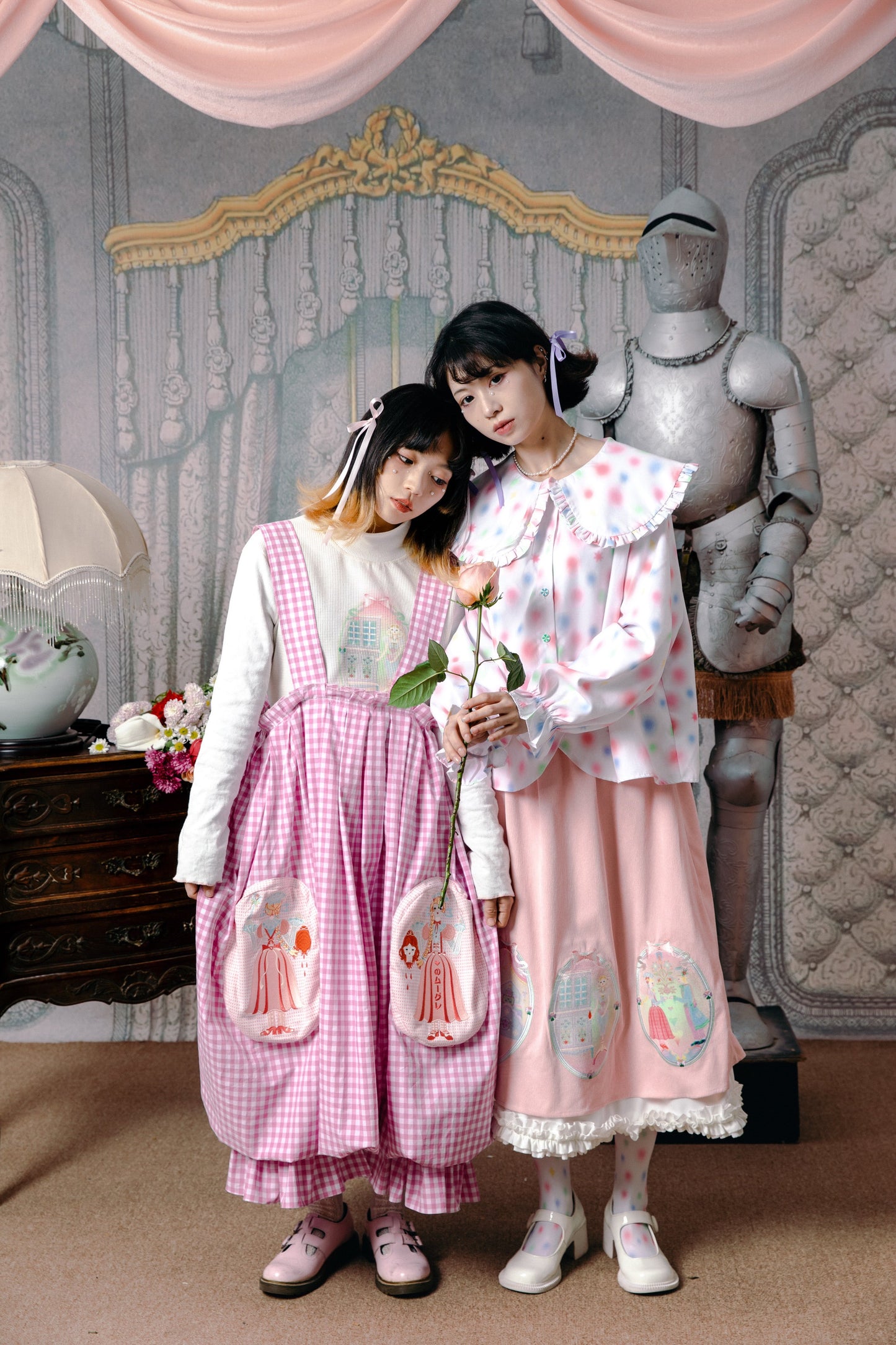 チェックレトロパンツ バルーンサーカス