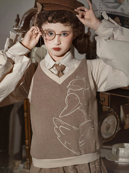 探偵レトロニットベスト