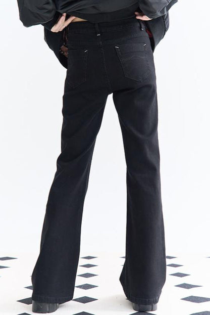 Schmale Micro-Flare-Jeans