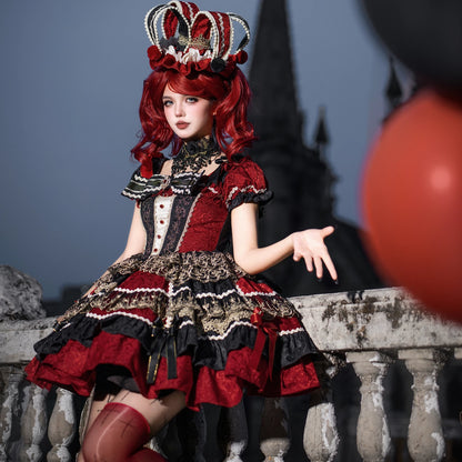 Queen of Hearts Dream Box Lolita JSK – Sweet Gothic Style