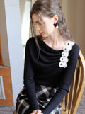 Queen Milk Sweet Tops French Lazy