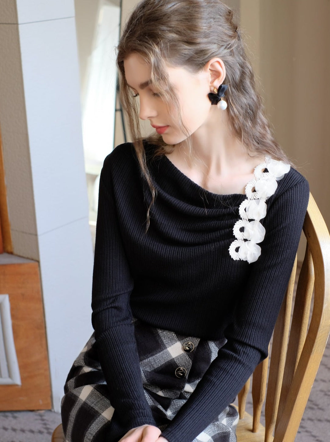 Queen Milk Sweet Tops Französisch Faul