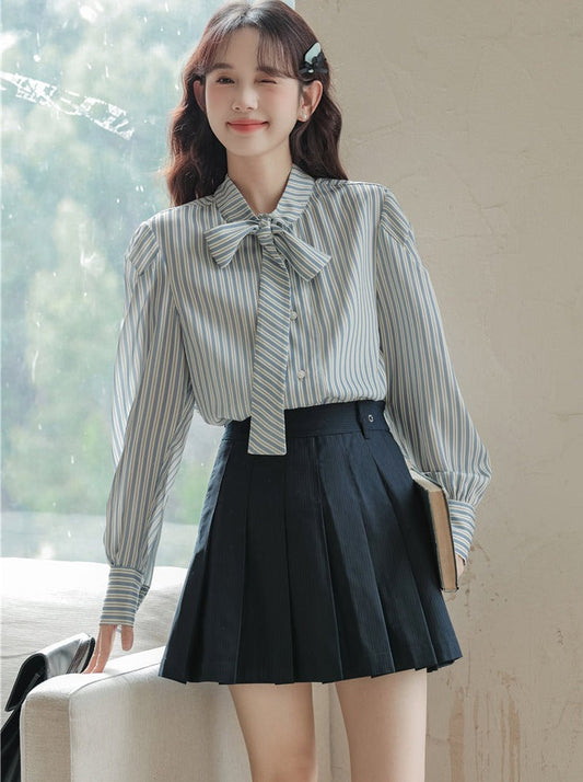 シャツ タイストライプ レトロ