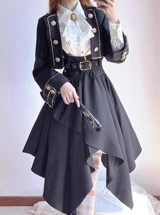 Dark Gothic Lolly Ta Suit Peppi Lolly Ta Court Suspender Dress