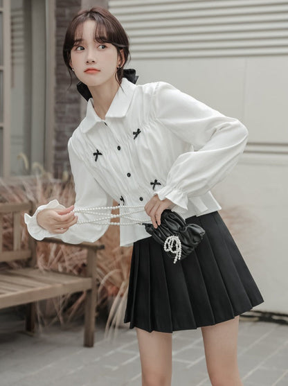 Blusenband Kurz Raffung