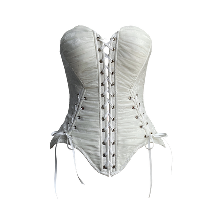 Veiled Butterfly Gothic Lolita Corset & Skirt | Luna Script