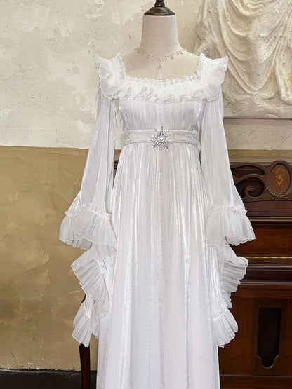 Moon & Stars Poem OP Dress – Fairy Bead Lolita | Zi You Shi Original