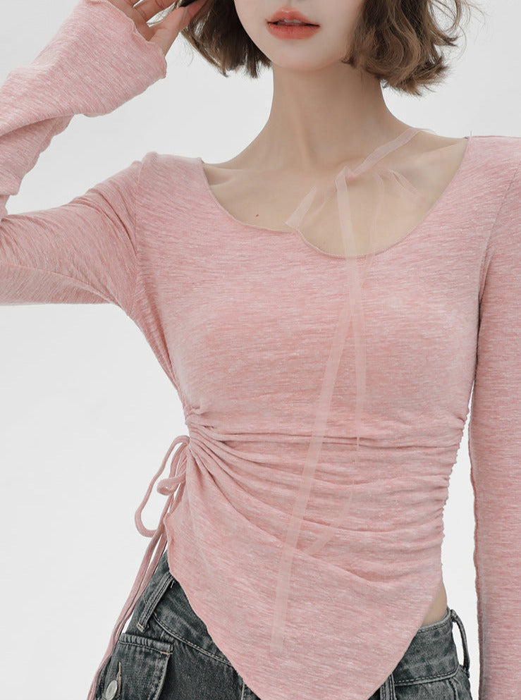 Ribbon Top Slim Lace Pure Strap Dzire