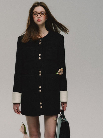 Tue Jacket Management Middle Wool Tile Old