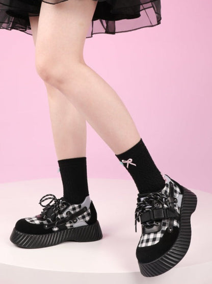 Schuhe Hot Buckle Girl Doll Contrast