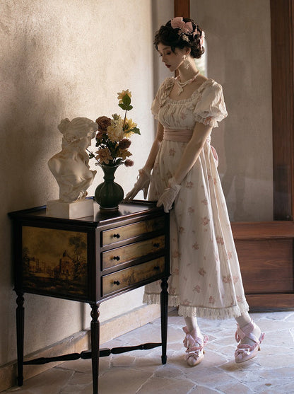 Blooming Antique Group West Ribbon Rory Ta Dress